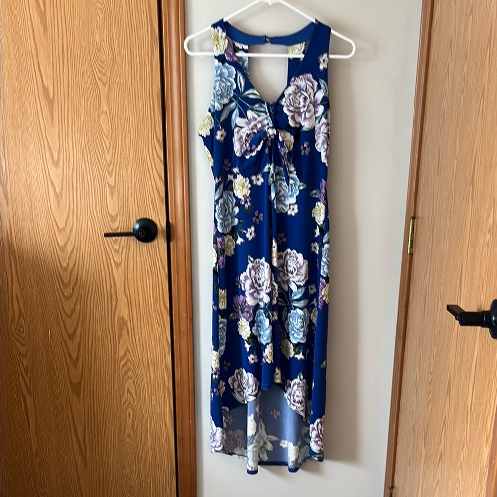 Candie's Blue and White High Low Sundress